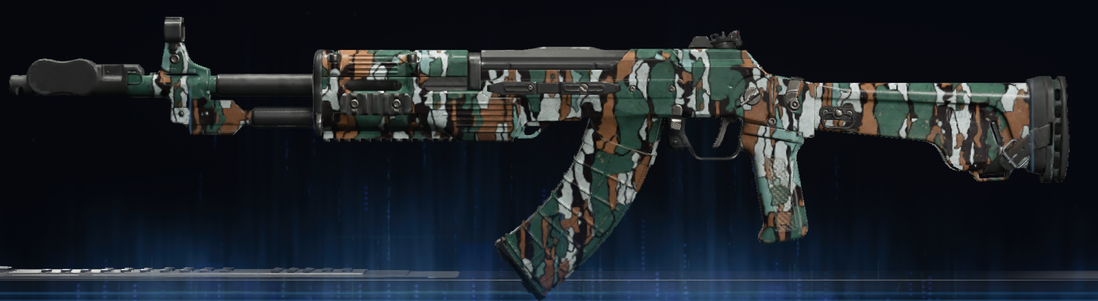 Rendu du camouflage Baumier sur AN-94